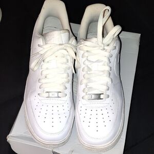 Nike All-White Athletic Shoes
